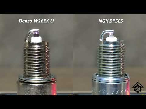 Busi Denso W16EX-U vs NGK BP5ES Suzuki Carry Kijang Jimny T120SS Vantrend Charade