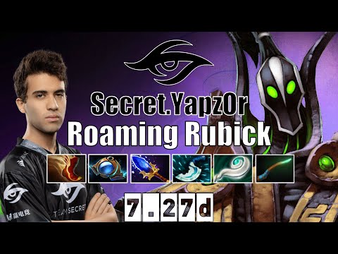 Rubick | Secret.YapzOr | Roaming/Soft Support Rubick | 7.27d Gameplay Highlights
