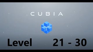 Cubia - 3D Slide Puzzle Level 21 - 30 Walkthrough