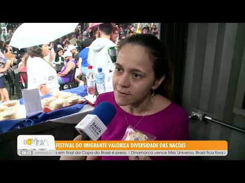 Festival do Imigrante valoriza diversidade das nações