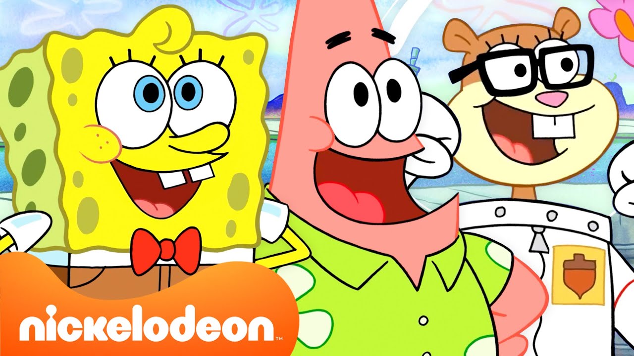 60 دقيقة مع شخصيات سبونج بوب في عرض باتريك! 🎉 | برنامج بسيط نجم | Nickelodeon Arabia