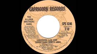 1975 Allman Brothers Band - Louisiana Lou And Three Card Monty John