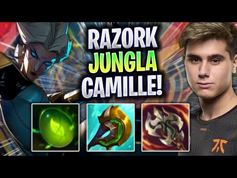 RAZORK PRUEBA CAMILLE EN LA JUNGLA! - FNC Razork Juega Camille Jungle vs Zed! | Preseason 2023