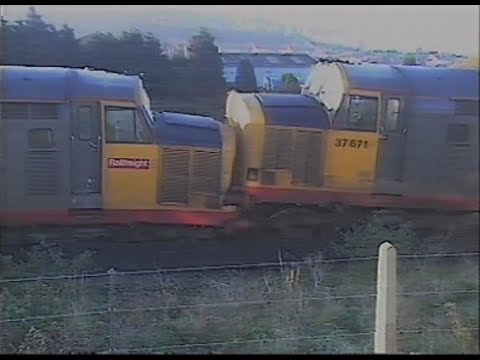 TSW Today news item 26 November 1987 - Class 37 accident - Plymouth