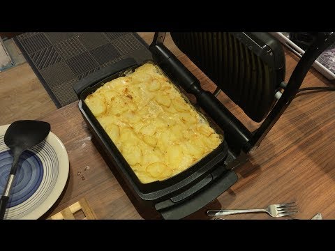 Potato gratin in the Tefal OptiGrill plus Snacking&Baking