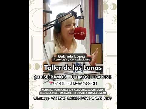 TALLER DE LAS LUNAS 🌕 Encuentro Presencial en Alta Gracia | Gabriela López y Aníbal Rosas