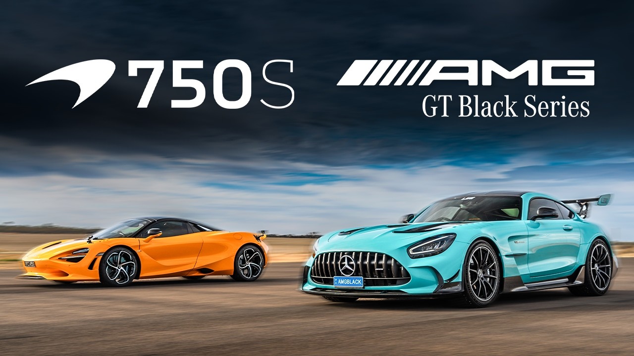 McLaren 750S vs Mercedes-AMG GT Black Series DRAG RACE
