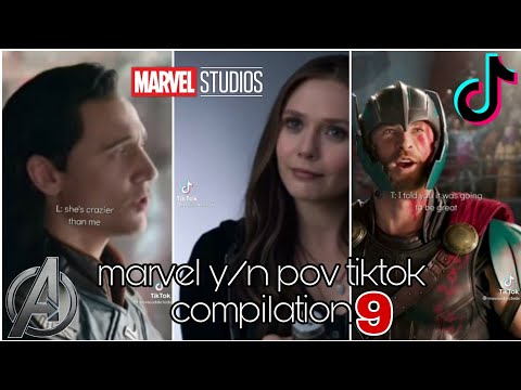 Marvel y/n pov (tiktok compilation 9) ft. y/n gaming with the Avengers