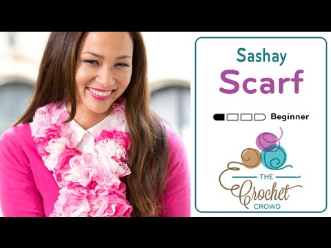 Knit Sashay Scarf | BEGINNER | The Crochet Crowd