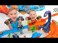 Vlad And Niki Collect Toy Cars Hot Wheels Monster Trucks