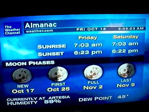 Artesia, NM WeatherSTAR XL LF on 10/16/2009