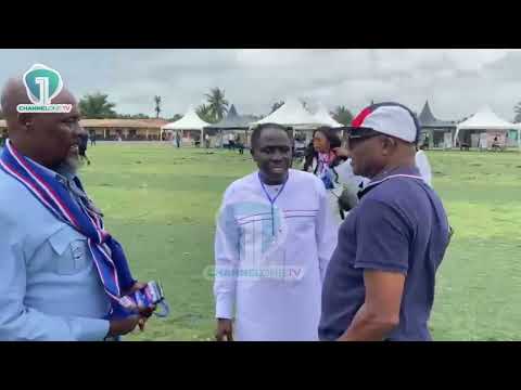 NPP Central Elections: Dr. Kobinah Essibu Arrives At Voting Venue