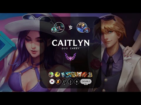 Caitlyn ADC vs Ezreal - KR Master Patch 12.21