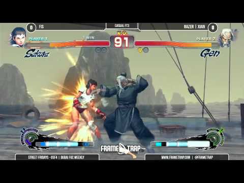 Razer | Xian (Gen) vs Fis (Sakura) - Best of 3 - Street Fridays Season Finale June 2015
