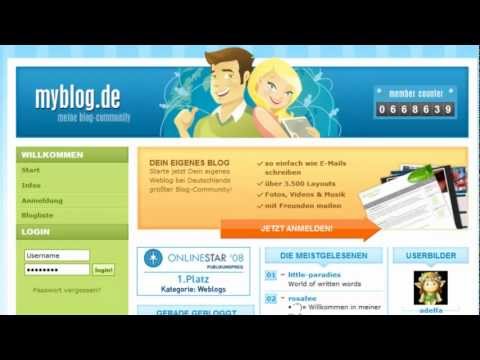 MyBlog - Wie eröffne ich einen Blog?
