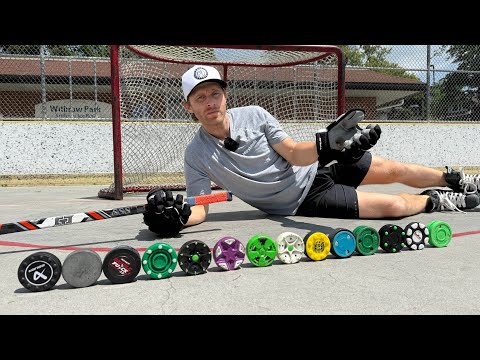Best Puck for Stickhandling on Pavement?