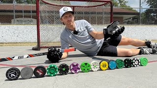 Best Puck for Stickhandling on Pavement?