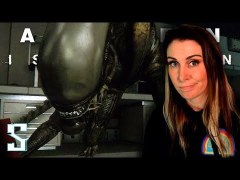 I DIE A LOT!!! - Alien Isolation with Heart Monitor - Pt5 - Blind Playthrough
