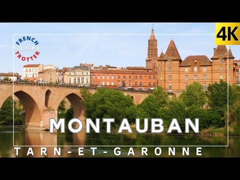 South of France near Toulouse🇫🇷MONTAUBAN City Centre Walk Around 4K Explore heart of Tarn-et-Garonne