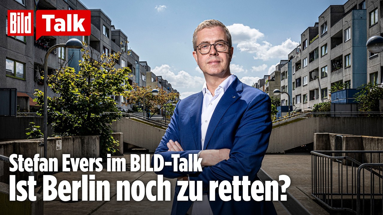 Berliner CDU-Spitzenkandidat Stefan Evers: „Wir haben noch eine Menge zu tun“ | BILD-Talk