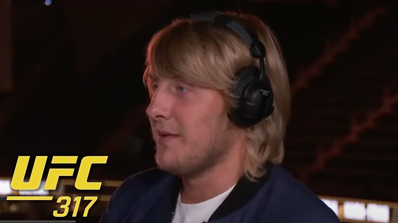 Paddy Pimblett says Ilia Topuria 'feels weak' after the push at #UFC317 | ESPN MMA