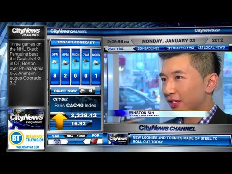 Réaction du PDG de RIM - CityNews Channel (Winston Sih)