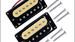 Video thumbnail for Kmise Zebra Faced Humbucker Double Coil Pickups by Ronald Jr
