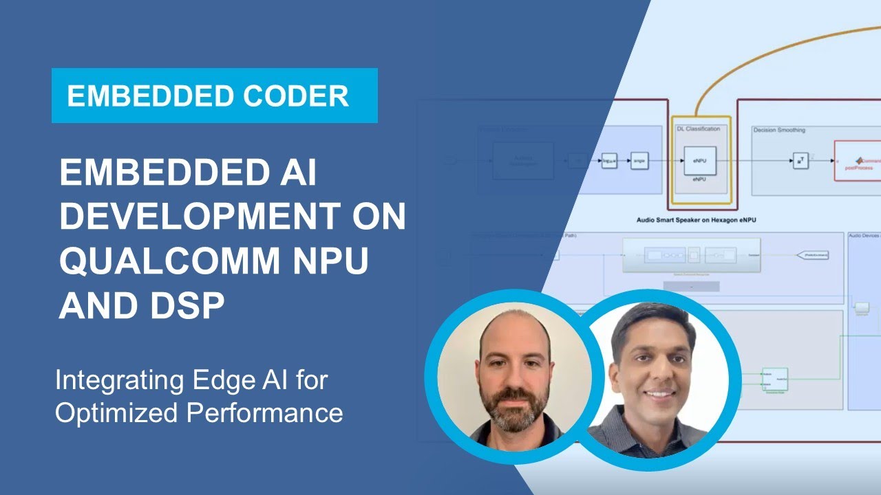 Accelerating Embedded AI Development on Qualcomm NPU and DSP Using MATLAB and Simulink