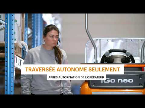 Préparateur de commandes au sol autonome STILL OPX iGo neo - Sécurité en croisements d'allées