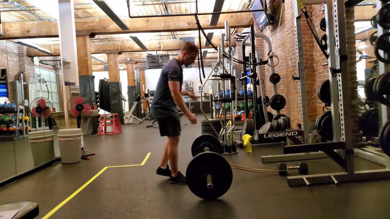 Forward Band Deadlift - YouTube