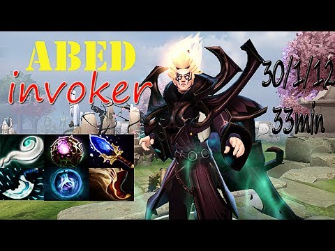 Abed Invoker Patch 7.06 9k MMR  Pro gameplay
