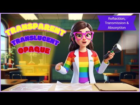 Transparent Translucent & Opaque Objects | Behavior of Light | How Shadow is Formed
