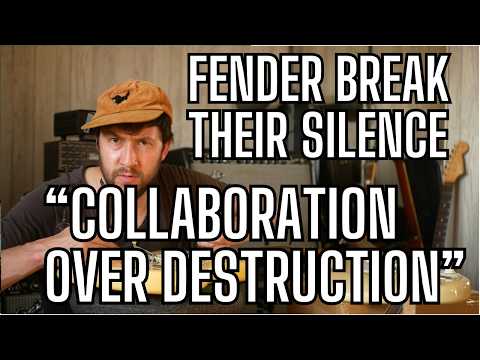 FENDER BREAK THEIR SILENCE - "Collaboration Over Destruction" - COMPANIES ARE ALREADY CONCEDING