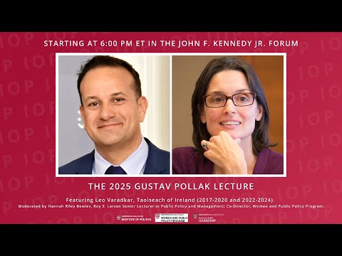 The 2025 Gustav Pollak Lecture - Harvard University