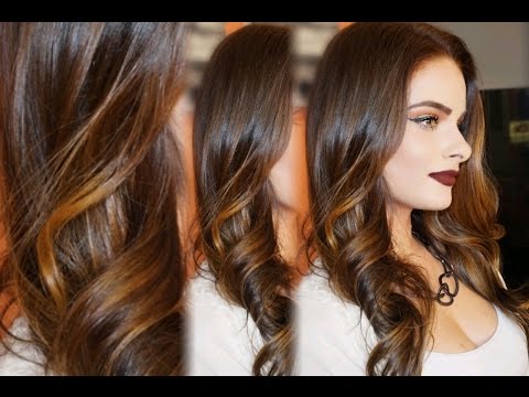 INEXPENSIVE FALL HAIRCOLOR TRANSITION! Video