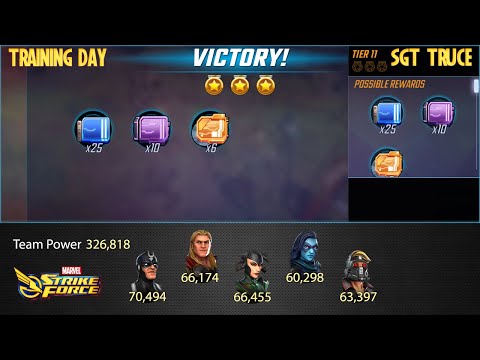[Challenge] Training Day --Tier 11 (3 stars)