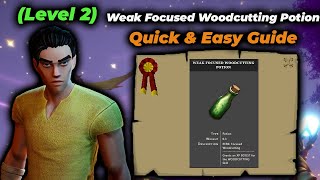 Woodcutting XP Boost Potion Tutorial – Weak Focused Potion Guide | Runescape Dragonwilds