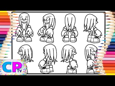 Echidna from Sonic Coloring Pages on IPad/Marin Hoxha - Endless [NCS Release]@coloringpagestv