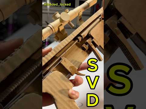TUTORIAL⬆️How to make cardboardgun SVD