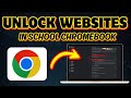 How To Unblock Everything On A School Chromebook WORKING 2025 2026