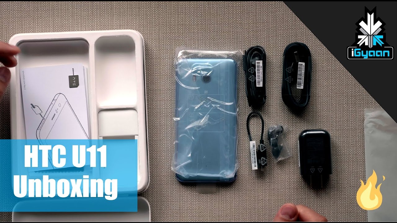 Unboxing the HTC U 11 Amazing Silver