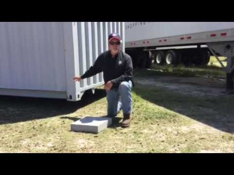 How to Keep Your Shipping Container off the Ground