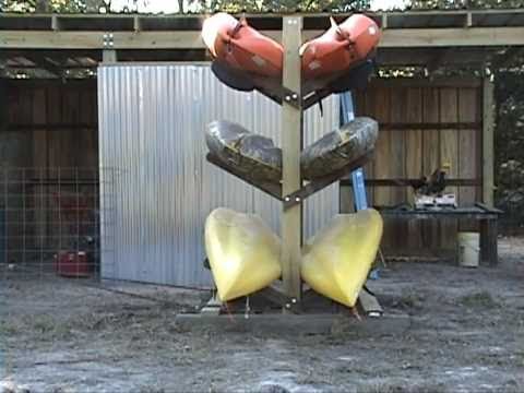 How to Build a Kayak Storage Rack