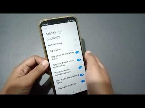 poco X5 pro 5g screen locking sound setting, how to on off screen lock sound, poco phone enable and