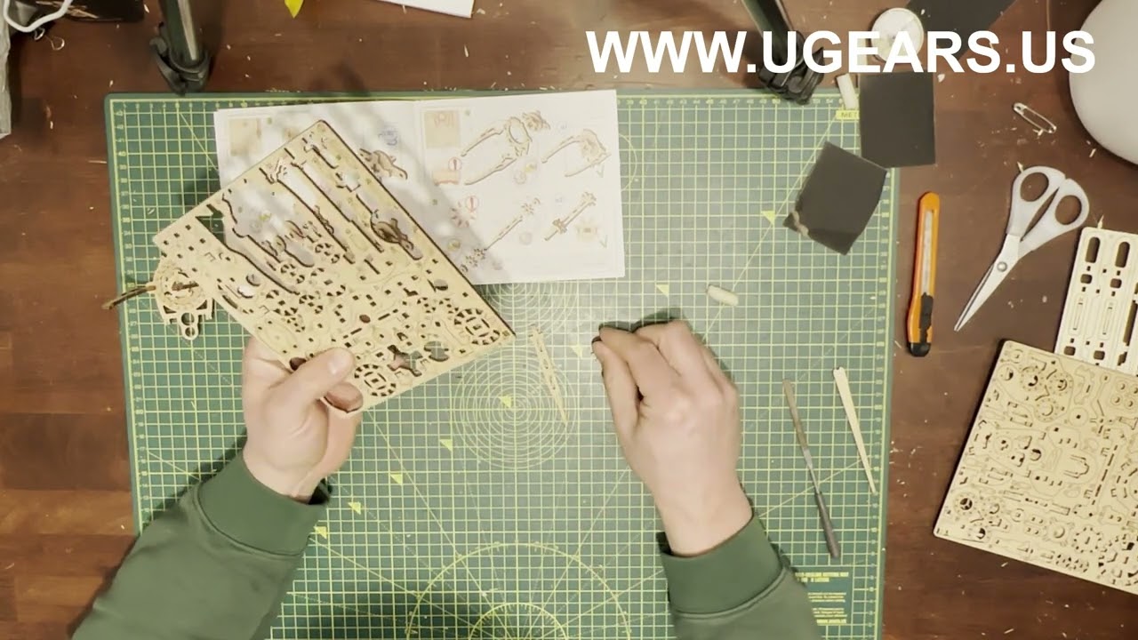 UGears Steampunk Submarine Assembly Instructions Video by Ukidz LLC | UGears US