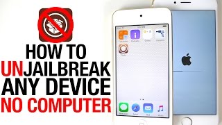 How To Unjailbreak ANY iPhone, iPad & iPod Without Computer iOS 8.4 & 8.3