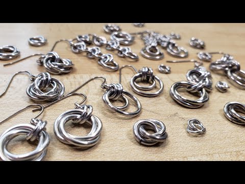 Easy Beginner Chainmaille Earrings