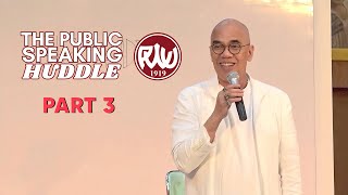 The Public Speaking Huddle with Boy Abunda (Part 3)