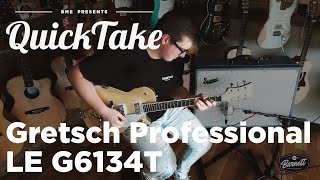 Video thumbnail for Gretsch Professional G6134T Limited Edition Penguin | QuickTake | Barnett Music Exchange by Barnett Music Exchange