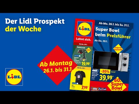 Der Lidl Prospekt der Woche | Angebote von Montag, 26.1. bis Samstag, 31.1.